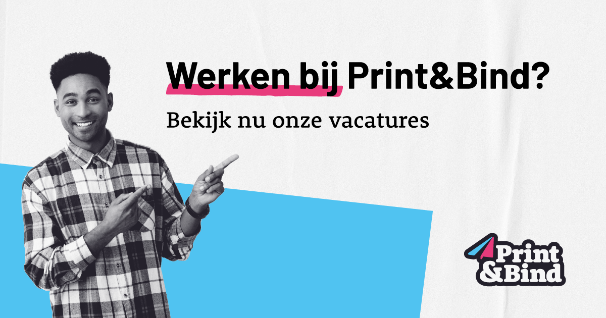 Printenbind Werken bij Print&Bind Amsterdam